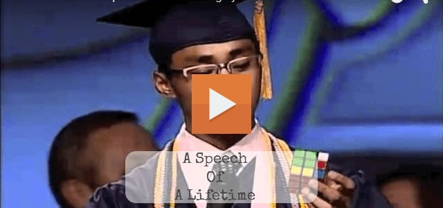 Is This The Best Valedictorian Speech Ever That Will Change Your Life?