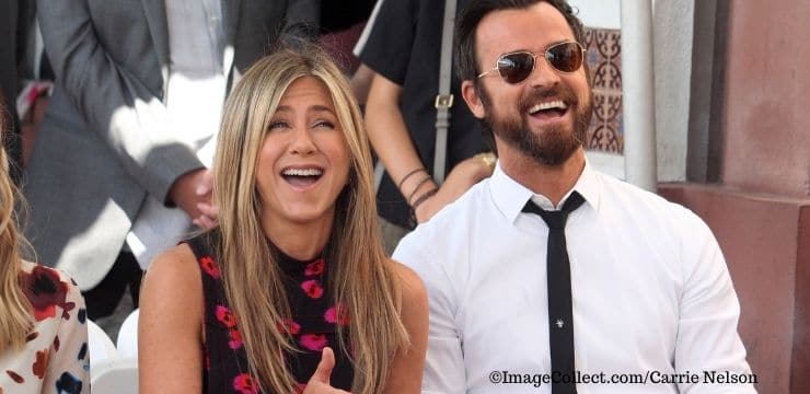 Jennifer, Justin Theroux at the Jason Bateman Hollywood Walk of Fame