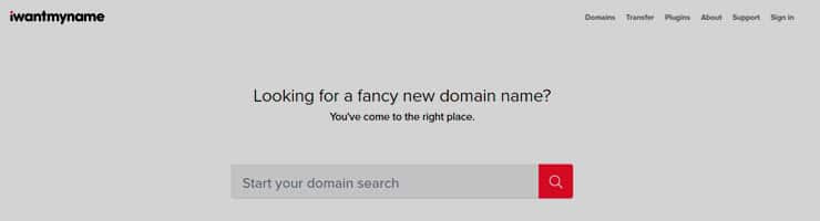 iwantmyname Domain Search