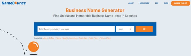 Namebounce Domain Search