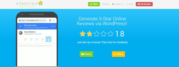 What is the Starfish Reviews plugins?