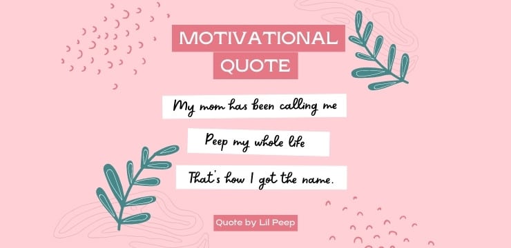 Quote by Lil Peep