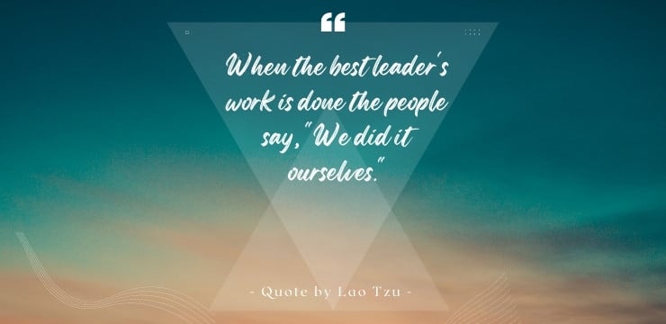 What does Lao Tzu say about leadership?