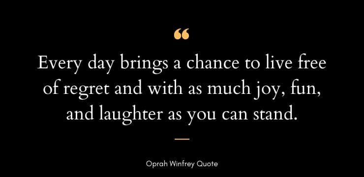 Winfrey Quotes on Happiness